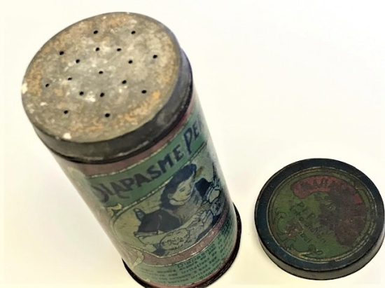 PERTEV COCUK PUDRA SI TENEKE KAPAKLI TELİKLİ KUTUSUNDA 