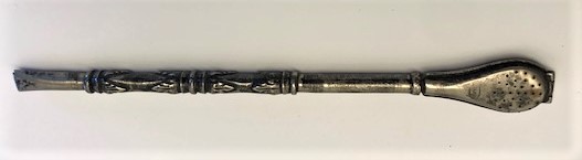 ÜZERİ DAMGALI ALPAGA  TÜTÜN HAŞ HAŞ MAMÜLLERİ İÇİMİNDE KULLANILAN CUBUK 