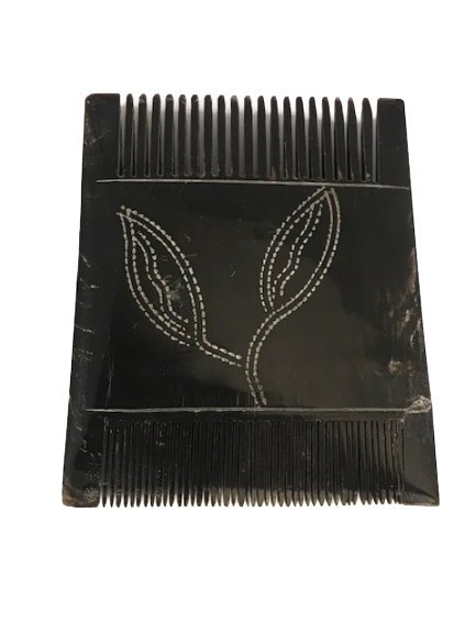 OSMANLI İŞLİ HAMAM TARAGI SIK SEYREK DİŞ KEMİKDEN EL YAPIM TARAK