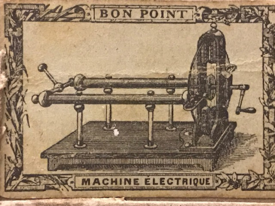 1900 BON POINT   MACHİNE ELECTRIQUE FRANSADA BARARILI CALIŞKAN TALEBELERE VERİLEN 