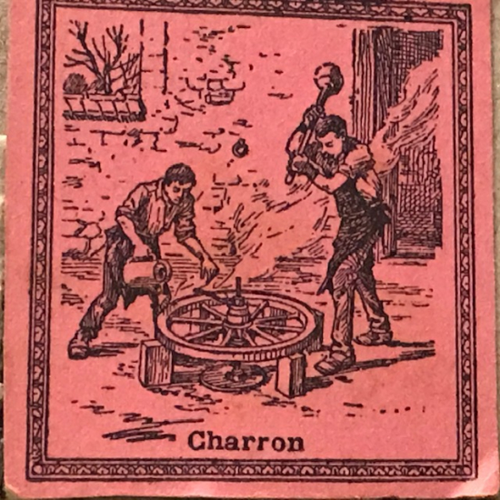 EGİTİM KÜLTÜRÜ 1900 YILLARDA BON POINT CHARRON FRANSADA OKULDA SINIFDA BAŞARI GÖSTEREN TALEBELERE VERİLEN KART