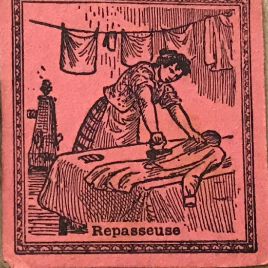 EGİTİM KÜLTÜRÜ 1900 YILLARDA BON POINT REPASSEUSE  FRANSADA OKULDA SINIFDA BAŞARI GÖSTEREN TALEBELERE VERİLEN KART 