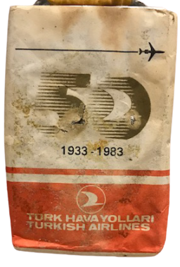 TÜRK HAVA YOLLARI TÜRKİSH AIRLINES 1933 1983 - 50 YIL ANISINA TEKEL TARAFINDAN ÜRETİLEN SIGARA