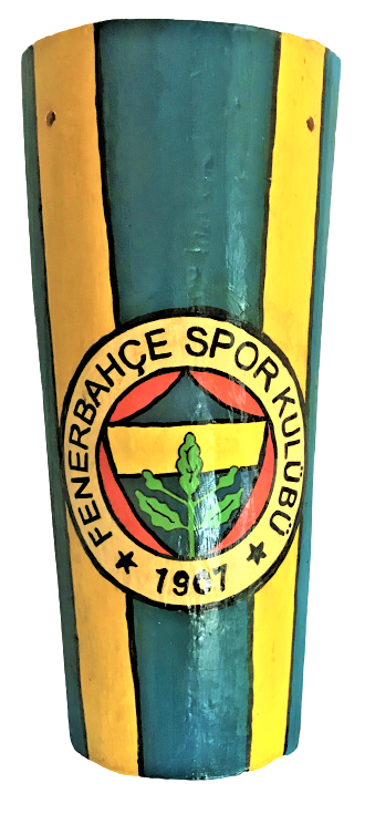 FENERBAHCE ARMALI EL BOYAMA CATI KİREMİT ŞEVKET İMZALI 1989