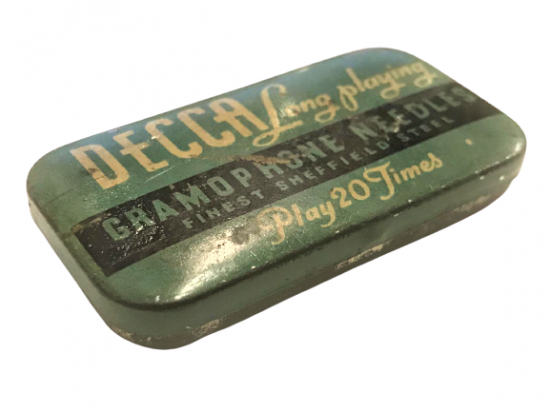 DECCA  LONG PLAYİNG GRAMOPHONE NEEDLES FİNEST SHEFFIELD  STEEL PLAY 20 TİMES GRAMAFON İGNESİ
