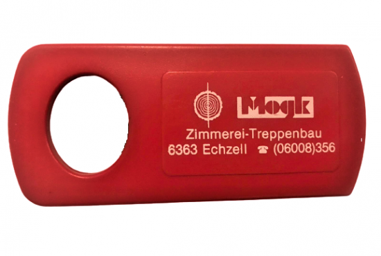 MOGK ZİMMEEREL TREPPENBAU REKLAMLI KIRMIZI ŞİŞE KAPAGI ACACAK