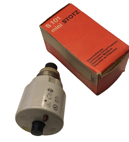 S 101 MINI STOTZ  BBC L 25 A OTOMATİK PORSELEN ESKİ MODEL SİGORTA