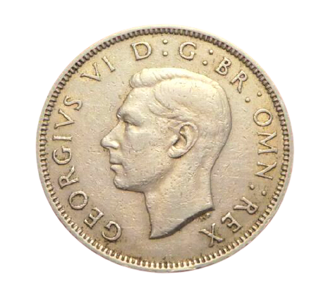 UK TWO SHILLINGS 1950 - KING GEORGE VI - ONE FLORIN GREAT BRITAIN 2 SHILLINGS 
