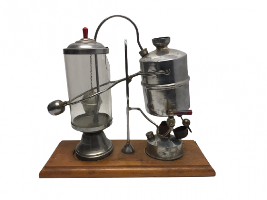 MEKANİK İSPORTO OCAKLI  TERAZİLİ FİLİTRE CAY KAHVE MAKİNASI 