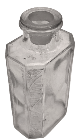 THERAPİE THERAPY TERAPIA AUX HERBES HERBARIO HERBAL  DER GRÜNE PUNKT SAVE & RECYCLE KABARTMA YAZILI KAPAKLI CAM ŞİŞE