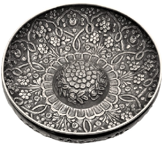 GÜMÜŞ DAMGALI ERMENİ USTA İŞİ TAMAMI EL İŞCİLİKLİ HAMAM TASI