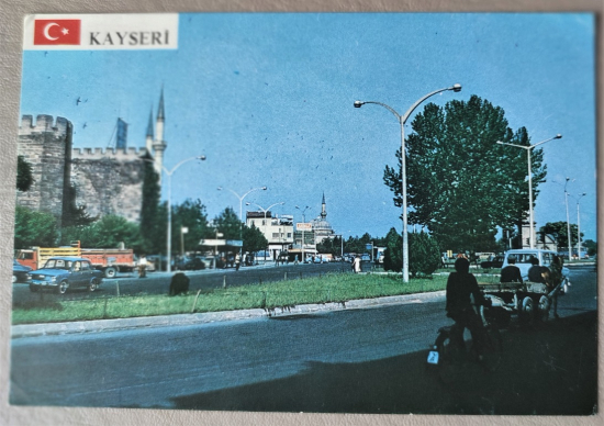  KAYSERİ ARKASI YAZILI KARTPOSTAL 15 X 10 CM