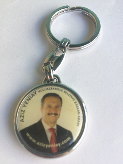 AK PARTİ AZİZ YENİAY KÜCÜK CEKMECE BAŞKAN ADAYI TEMALI ANAHTARLIK