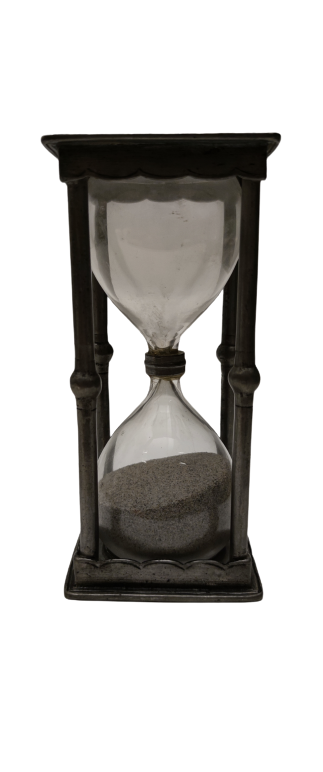 AVRUPA ZEN ÜZERİ  İŞLEMELİ BUYUK BOYDA CAM HAZNELİ KUM SAATİ