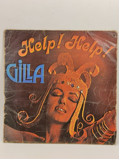 GİLLA HELP HELP UZUN CALAR 33 DEVİR LP PLAK ORJİNAL KABINDA ORJİNAL BASKISIDIR