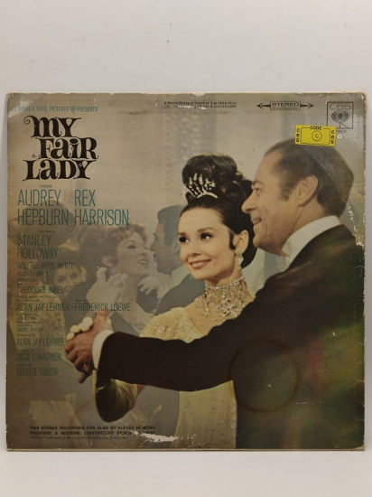 WARNER BROTHERS PİCTURES PRESENTS MY FAIR LADY UZUN CALAR 33 DEVİR LP PLAK ORJİNAL KABINDA ORJİNAL BASKISIDIR