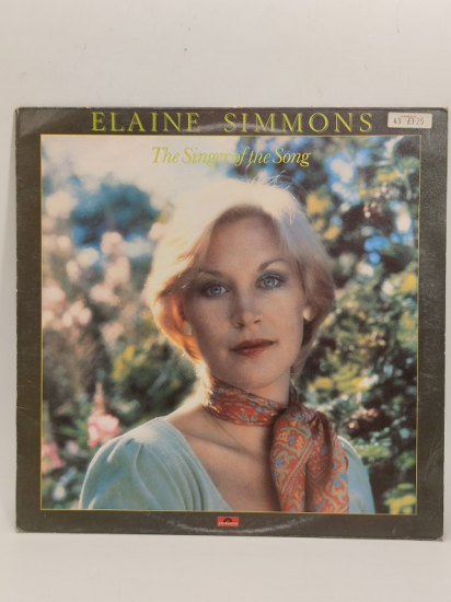 ELAINE SIMMONS THE SINGER OF THE SONG UZUN CALAR 33 DEVİR LP PLAK ORJİNAL KABINDA ORJİNAL BASKISIDIR