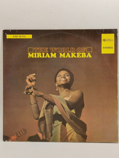 THE WORLD OF MIRIAM BEKAMA UZUN CALAR 33 DEVİR LP PLAK ORJİNAL KABINDA ORJİNAL BASKISIDIR