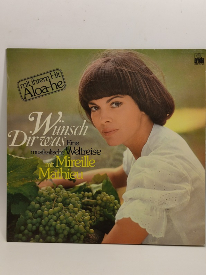 WÜNSCH DİR WAS UZUN CALAR 33 DEVİR LP PLAK ORJİNAL KABINDA ORJİNAL BASKISIDIR