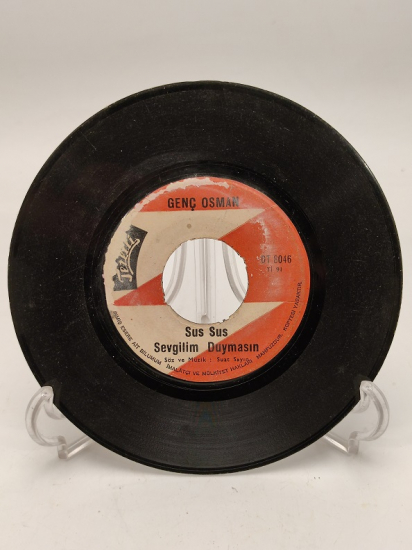 GENÇ OSMAN SUS SUS SEVGİLİM DUYMASIN-KEDERLİ GÜNLERİMDE 45 LİK YERLİ PLAK