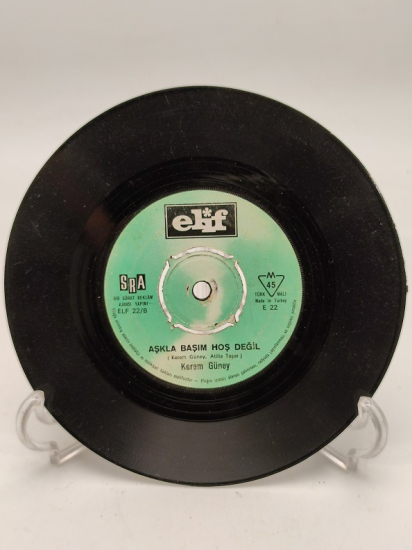 KEREM GÜNEY AŞKLA BAŞIM HOŞ DEĞİL-BIRAK İNSANLIK BENDE KALSIN 45 LİK YERLİ PLAK