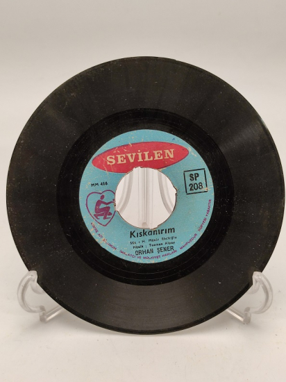 ORHAN ŞENER KISKANIRIM-YARIM KALAN AŞK 45 LİK PLAK