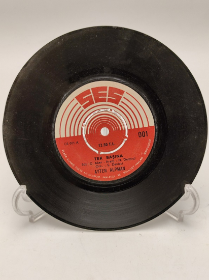 AYTEN ALPMAN TEK BAŞINA-SEVİNCE HER ŞEY BAŞKA 45 LİK PLAK