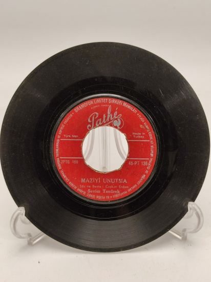 SEVİM TANÜREK MAZİYİ UNUTMA-KADER BÖYLE İMİŞ 45 LİK PLAK