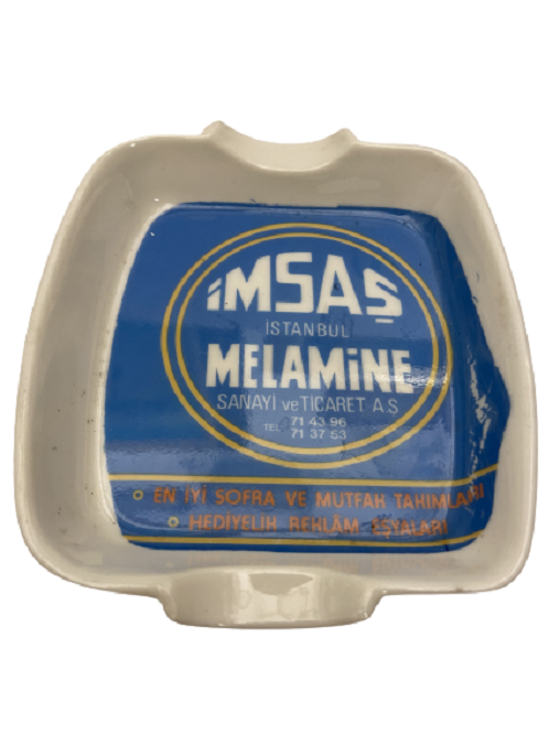 KÜLTABLASI İMSAŞ İSTANBUL MELAMİNE REKLAMLI SİGARA SÖNDÜRME KÜLLÜK