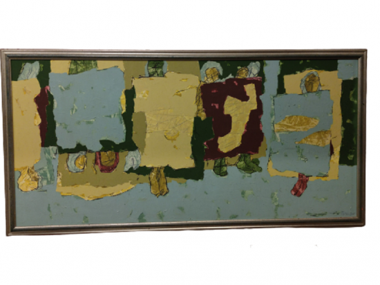 SANATCI RESSAM BURHAN TEMEL İMZALI TUVAL ÜZERİNE YAĞLI BOYA TABLO UYUYANLAR