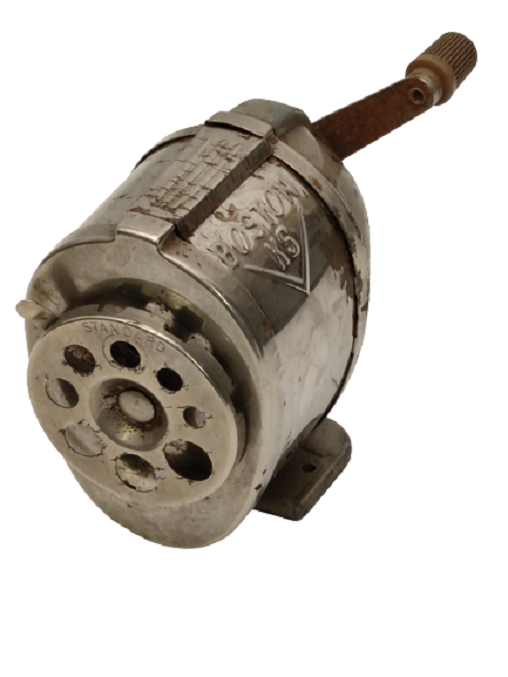 1960 VINTAGE STANDART  BOSTON KS HUNT MANUFACTURING USA AMERİKAN MALI MEKANIK KOLLU 8 FARKLI KALEM GİRİŞLİ MEKANİK KALEMTIRAŞ