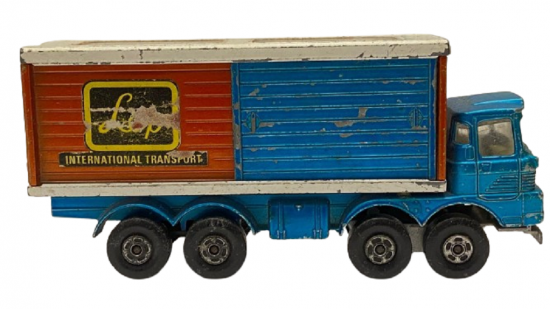 1971 İNGİLİZ MATCHBOX SUPERKİNGS K-12 FREIGHT LINER KOLEKSİYONLUK OYUNCAK ARABA PAT NO:1238927 14 X 5 CM DEN OLUŞMAKTADIR.