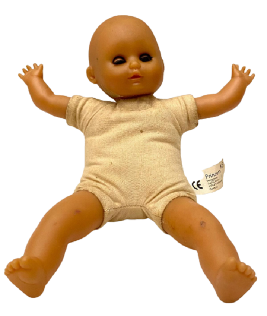 ALMAN PRİNCESS SİLİKON YUMUŞAK ET OYUNCAK BEBEK GÖZLERİ OYNAR