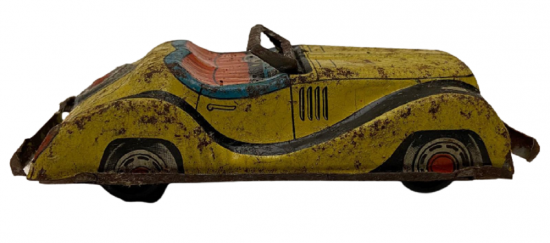 TÜRK MALI YERLİ ÜRETİM  ALASYA TENEKE OYUNCAK SPOR YARIŞ ARABASI 