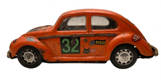 TAIYO VW BEETLE CHALLENGER RACE CAR VOLKSWAGEN BEETLE TENEKE OYUNCAK ARABA 32 NUMARALI