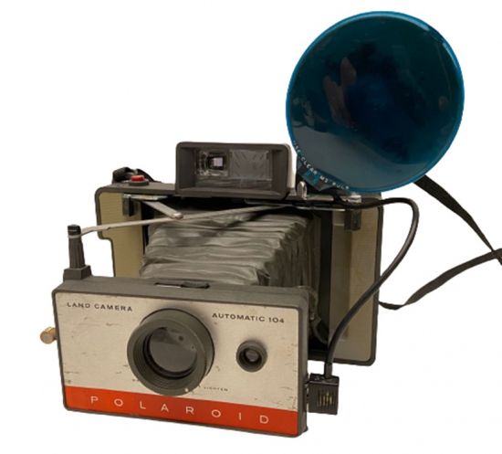 DARKEN LIGHTEN LAND CAMERA POLAROID AUTOMATIC 104 KÖRÜKLÜ FOTOĞRAF MAKİNESİ