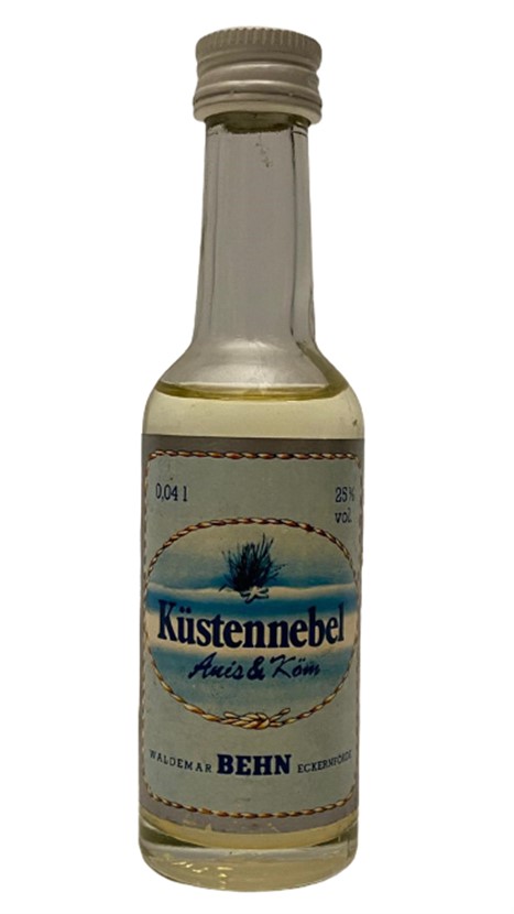 ALMAN KÜSTENNEBEL ANİS & KÖLN 40 ML MİNYATÜR İÇKİ LİKÖR ŞİŞESİ KAPAGI ACILMAMIŞ DOLU KOLEKSİYON 