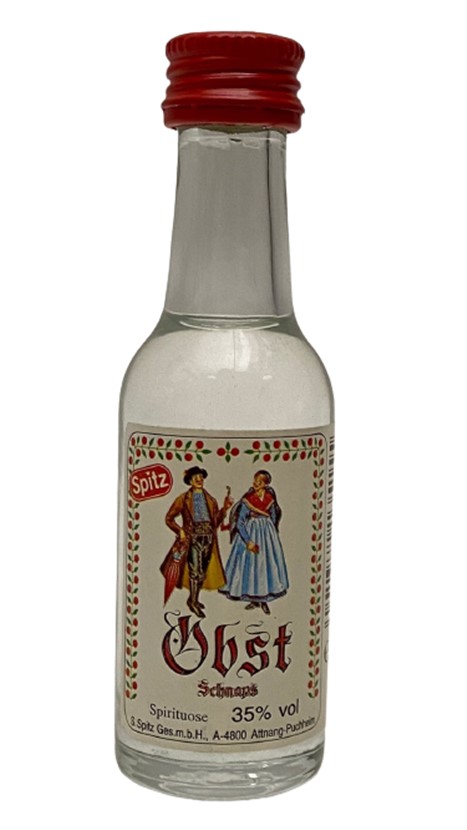 OBST SCHNAPS 20 ML MİNYATÜR İÇKİ LİKÖR ŞİŞESİ KAPAGI ACILMAMIŞ DOLU KOLEKSİYON 