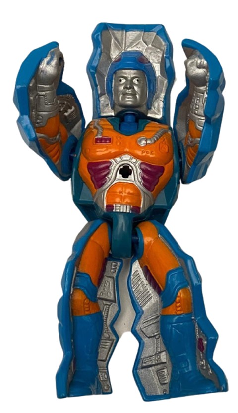 KATLANIR HAREKETLİ ROBOT FİGÜRÜ BUZ ADAM  MALEZYA MATTEL  1.1985  KOLEKSİYON FİGÜR OYUNCAK