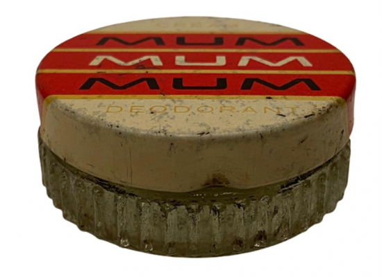 MUM CREAM DEODORANT AÇILMAMIŞ KREM DEODORANT KAPAK  METAL  KASE KISMI CAM
