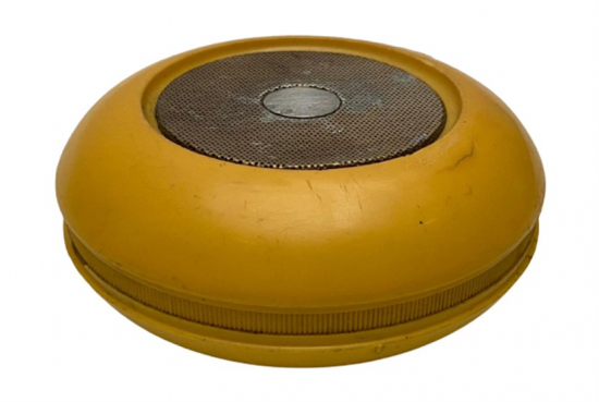 SANYO UCAN DAİRE UFO POCCEK RADIO PİLLİ SARI CEP RADYOSU KOLEKSİYON