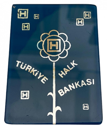 TÜRKİYE HALK BANKASI EŞANTİYON HEDİYE CAM AYNA  HEDİYE AYNA