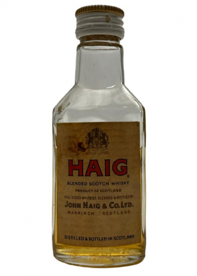 HAIG BLENDED SCOTCH WHISKEY 50 ML MİNYATÜR İÇKİ VİSKİ ŞİŞESİ KAPAGI ACILMAMIŞ DOLU KOLEKSİYON 