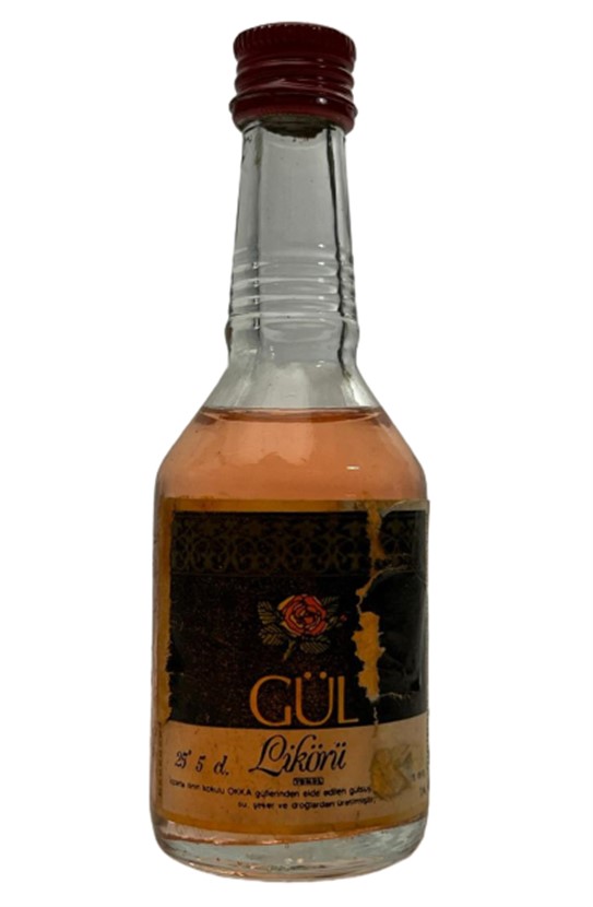 TEKEL GÜL LİKÖRÜ 50 ML MİNYATÜR İÇKİ LİKÖR ŞİŞESİ KAPAGI ACILMAMIŞ DOLU KOLEKSİYON 