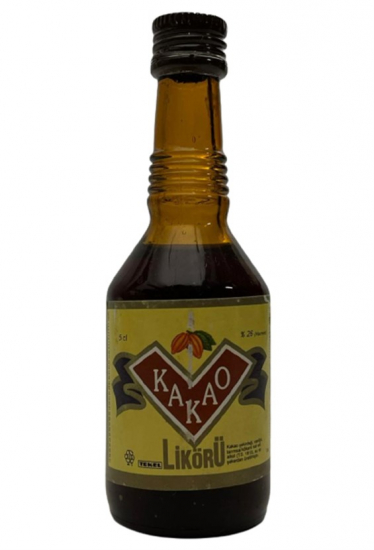 TEKEL KAKAO LİKÖRİ 50 ML MİNYATÜR İÇKİ LİKÖR ŞİŞESİ KAPAGI ACILMAMIŞ DOLU KOLEKSİYON 