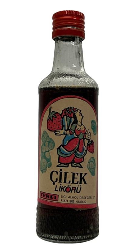 TEKEL ÇİLEK LİKÖRÜ 50 ML MİNYATÜR İÇKİ LİKÖR ŞİŞESİ KAPAGI ACILMAMIŞ DOLU KOLEKSİYON 