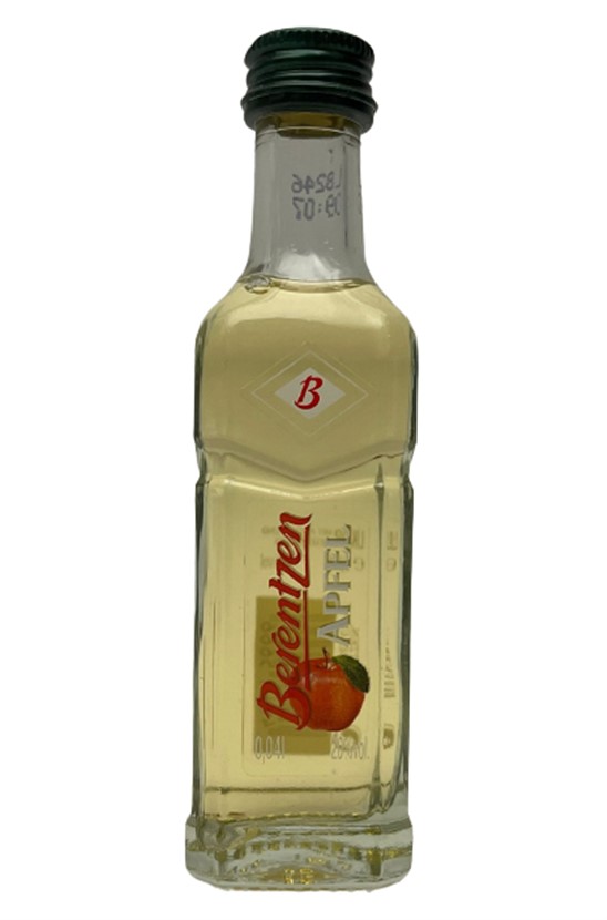 BERENTZEN APFEL 40 ML MİNYATÜR İÇKİ LİKÖR ŞİŞESİ KAPAGI ACILMAMIŞ DOLU KOLEKSİYON 