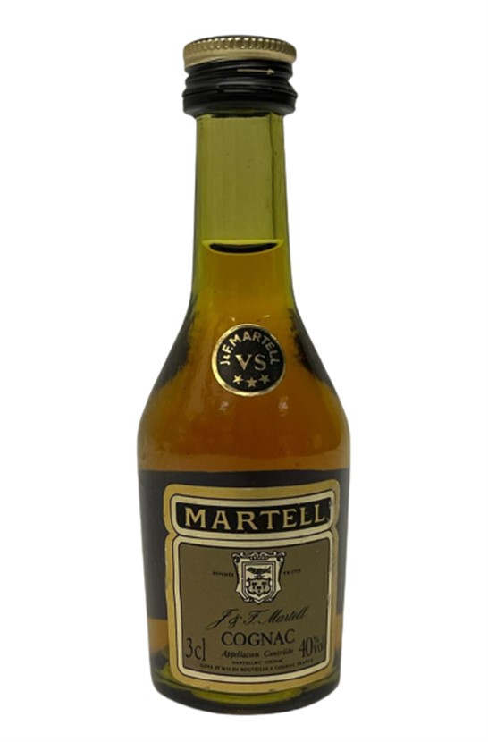 J&F. MARTELL COGNAC 30 ML MİNYATÜR İÇKİ KONYAK ŞİŞESİ KAPAGI ACILMAMIŞ DOLU KOLEKSİYON 