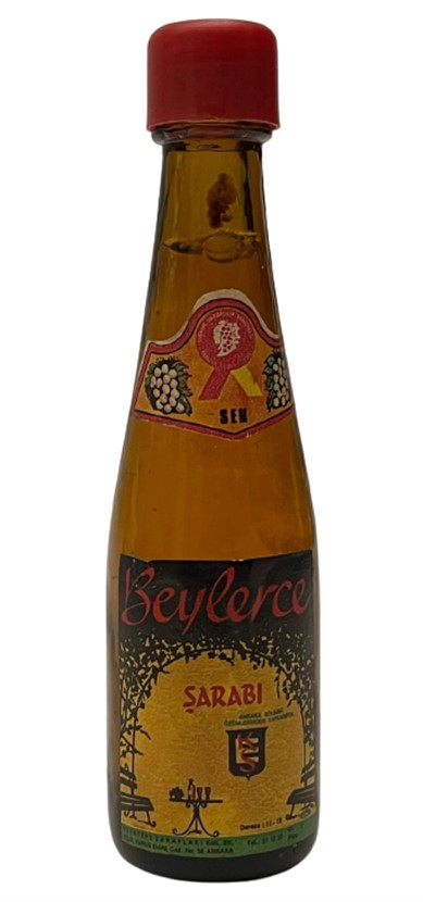 BEYLERCE ŞARABI 50 ML MİNYATÜR İÇKİ ŞARAP ŞİŞESİ KAPAGI ACILMAMIŞ DOLU KOLEKSİYON 