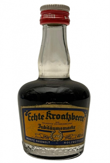 ECHTE KROATZBEERE 40 ML MİNYATÜR İÇKİ LİKÖR ŞİŞESİ KAPAGI ACILMAMIŞ DOLU KOLEKSİYON 